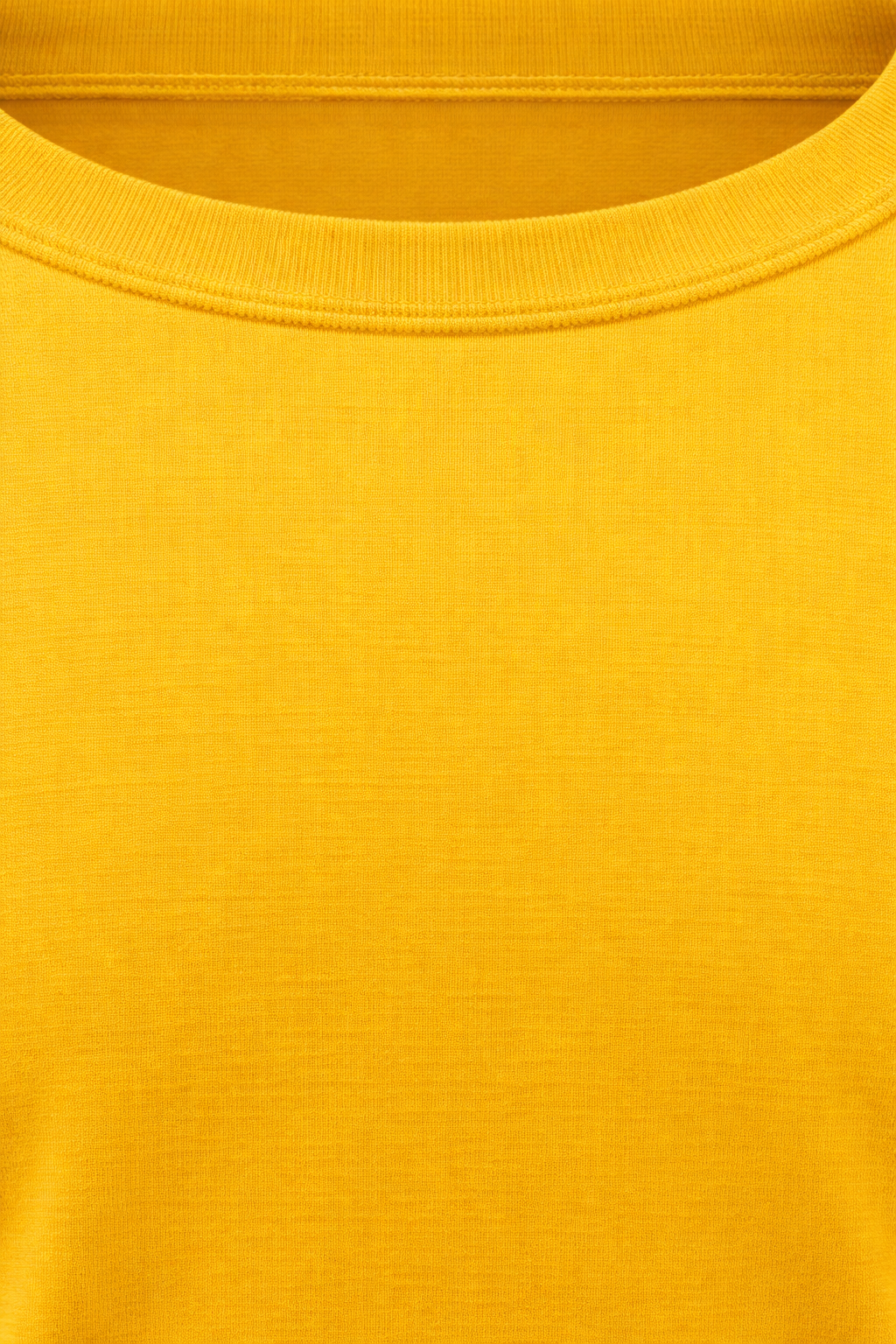 Men's Round Neck full sleeve Cotton tshirt-Yellow